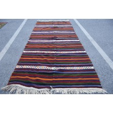 Kayra Export Türk Kilim, Eskitme Kilim, Large Kilim, 162 x 373  cm  Gökkuşağı Kilim,  Kilim, Büyük Kilim,  7283