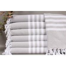 Kayra Export Gri Çaydanlık Havluları, Kurulama Bezi, 60 x 110  cm  Pamuk Havlu, Kadınlar Için Hediye, Spa Havlu,