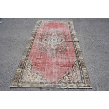 Kayra Export Eskitme Halı, Türk Halısı, Halı, 135 x 250  cm  Pempe Halı, Ofice Alan Halı, Dekoratif Banyo Halı,  6579