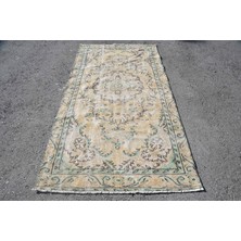 Kayra Export Eskitme Halı, Türk Halısı, Halı, 127 x 237  cm  Turuncu Halı, Dekoratif Alan Halı, Yün Alan Halı,  6523