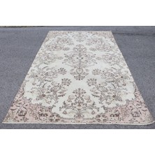 Kayra Export Eskitme Halı, Türk Halısı, Halı, 184 x 291  cm  Bej Halı, Anadolusı Yer Halı, Organik Yer Halı,  6985