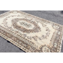 Kayra Export Türk Halısı, Eskitme Halı, Halı, 198 x 308  cm  Bej Halı, Bahçe Büyük Halı,  Salon Halı,  4712