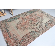 Kayra Export Eskitme Halı, Türk Halısı, Halı, 149 x 247  cm  Yeşil Halı, Kabilesı Alan Halı, Dekoratif Banyo Halı,  9