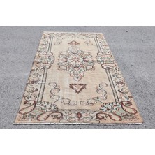 Kayra Export Eskitme Halı, Türk Halısı, Halı, 145 x 234  cm  Bej Halı, El Yapımı Alan Halı, Kabilesı Alan Halı,  4413