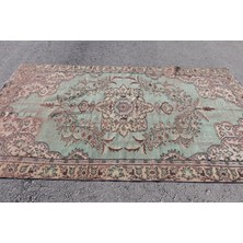 Kayra Export Eskitme Halı, Türk Halısı, Halı, 176 x 286  cm  Yeşil Halı, Anadolusı Salon Halı, El Yapımı Oturma Odası
