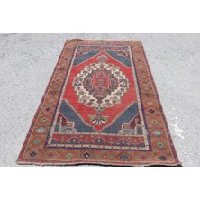 Kayra Export Türk Halısı, Eskitme Halı, Halı, 134 x 222  cm  Kırmızı Halı, Bahçe Banyo Halı, Bohemsı Alan Halı,  3374