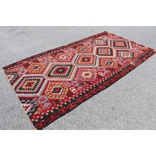 Kayra Export Eskitme Halı, Türk Halısı, Halı, 158 x 298  cm  Kırmızı Halı, El Yapımı Salon Halı,  2109