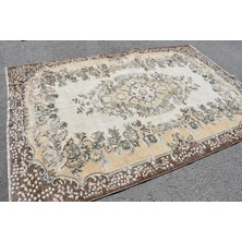 Kayra Export Türk Halısı, Eskitme Halı, Halı, 184 x 270  cm  Bej Halı, Dekoratif Yer Halı, El Dokuma Yer Halı,  6006