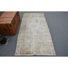Kayra Export Eskitme Halı, Türk Halısı, Halı, 104 x 228  cm  Kahverengi Halı, El Dokuma Banyo Halı,  11765