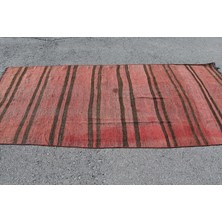 Kayra Export Türk Halısı, Eskitme Halı, Halı, 115 x 265  cm  Kırmızı Halı, Bohemsı Banyo Halı, El Dokuma Banyo Halı,