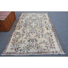 Kayra Export Eskitme Halı, Türk Halısı, Halı, 160 x 246  cm  Bej Halı, Bohemsı Büyük Halı, El Dokuma Oturma Odası Hal