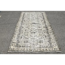 Kayra Export Eskitme Halı, Türk Halısı, Halı, 158 x 253  cm  Bej Halı, El Dokuma Salon Halı, Bahçe Büyük Halı,  5055
