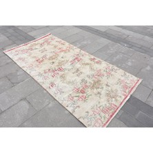 Kayra Export Eskitme Halı, Türk Halısı, Halı, 118 x 228  cm  Kırmızı Halı, Bohemsı Alan Halı, El Yapımı Alan Halı,  4