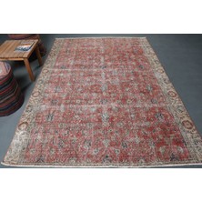 Kayra Export Türk Halısı, Eskitme Halı, Halı, 185 x 255  cm  Kırmızı Halı, El Yapımı Yer Halı, Bahçe Oturma Odası Hal