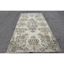 Kayra Export Türk Halısı, Eskitme Halı, Halı, 155 x 282  cm  Bej Halı,  Salon Halı, Yün Oturma Odası Halı,  6196