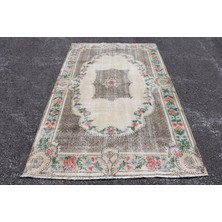 Kayra Export Türk Halısı, Eskitme Halı, Halı, 162 x 261  cm  Bej Halı, Organik Salon Halı, Kabilesı Salon Halı,  2521