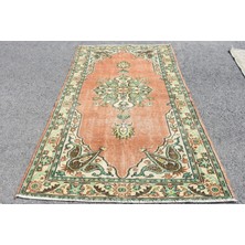 Kayra Export Eskitme Halı, Türk Halısı, Halı, 153 x 241  cm  Turuncu Halı, Yün Banyo Halı, Alan Halı,  9785