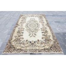 Kayra Export Eskitme Halı, Türk Halısı, Halı, 164 x 277  cm  Bej Halı, Yün Yer Halı, Büyük Halı,  4811