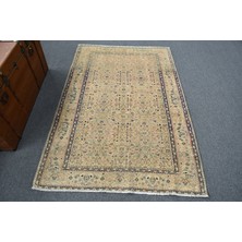 Kayra Export Türk Halısı, Eskitme Halı, Halı, 116 x 168  cm  Bej Halı, Yün Yatak Odası Halı, Alan Halı,  12034