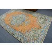 Kayra Export Türk Halısı, Eskitme Halı, Halı, 177 x 295  cm  Turuncu Halı, Bohemsı Büyük Halı, Kabilesı Salon Halı,