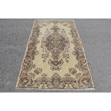 Kayra Export Eskitme Halı, Türk Halısı, Halı, 118 x 203  cm  Bej Halı, Bahçe Banyo Halı, Anadolusı Banyo Halı,  7250