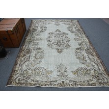Kayra Export Eskitme Halı, Türk Halısı, Halı, 188 x 288  cm  Bej Halı, Ofice Yer Halı, Organik Oturma Odası Halı,  12