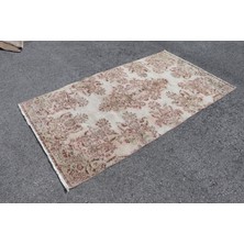 Kayra Export Eskitme Halı, Türk Halısı, Halı, 134 x 247  cm  Bej Halı, Bahçe Banyo Halı, Ofice Banyo Halı,  2359