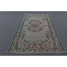 Kayra Export Türk Halısı, Eskitme Halı, Halı, 149 x 229  cm  Yeşil Halı, Dekoratif Banyo Halı, Yün Alan Halı,  8653