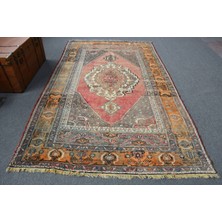 Kayra Export Eskitme Halı, Türk Halısı, Halı, 177 x 291  cm  Kırmızı Halı, Organik Salon Halı, El Dokuma Salon Halı,