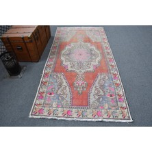 Kayra Export Eskitme Halı, Türk Halısı, Halı, 118 x 243  cm  Kırmızı Halı, Dekoratif Alan Halı, Yün Banyo Halı,  1204