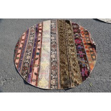 Kayra Export Türk Halısı, Eskitme Halı, Halı, 153 x 156  cm  Kahverengi Halı, Kabilesı Alan Halı,  5843