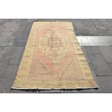 Kayra Export Eskitme Halı, Türk Halısı, Halı, 122 x 257  cm  Pempe Halı, Bahçe Banyo Halı, Kabilesı Alan Halı,  4186
