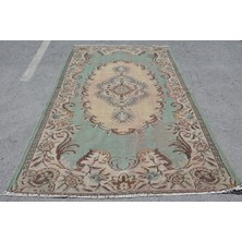 Kayra Export Eskitme Halı, Türk Halısı, Halı, 166 x 248  cm  Yeşil Halı, Yün Büyük Halı, Organik Salon Halı,  10671