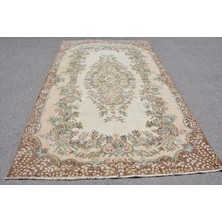 Kayra Export Türk Halısı, Eskitme Halı, Halı, 187 x 303  cm  Kahverengi Halı, Bahçe Yer Halı, Büyük Halı,  7433