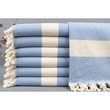 Kayra Export Mavi Havlu, Mutfak Havlusu, 50 x 90  cm  Pamuk Peçete, Kadınlar Için Hediye, Kamp Havlu,