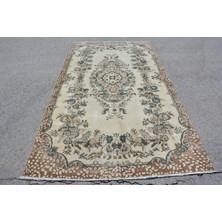 Kayra Export Türk Halısı, Eskitme Halı, Halı, 162 x 293  cm  Bej Halı, Ofice Büyük Halı, Bahçe Yer Halı,  7139
