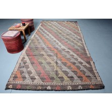 Kayra Export Türk Halısı, Eskitme Halı, Halı, 164 x 341  cm  Gri Halı, Organik Büyük Halı, Dekoratif Yer Halı,  8248