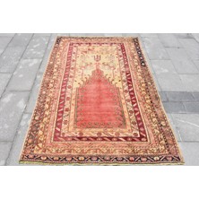 Kayra Export Türk Halısı, Eskitme Halı, Halı, 135 x 198  cm  Kırmızı Halı, El Dokuma Alan Halı, El Yapımı Alan Halı,
