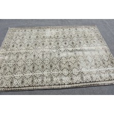 Kayra Export Eskitme Halı, Türk Halısı, Halı, 145 x 205  cm  Bej Halı, El Yapımı Alan Halı, Organik Alan Halı,  11280
