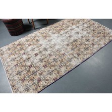 Kayra Export Eskitme Halı, Türk Halısı, Halı, 137 x 245  cm  Mavi Halı, Organik Banyo Halı, Kabilesı Alan Halı,  9201