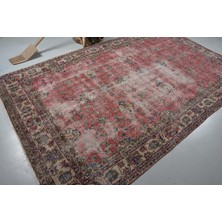 Kayra Export Türk Halısı, Eskitme Halı, Halı, 190 x 313  cm  Kırmızı Halı, El Dokuma Büyük Halı,  12686