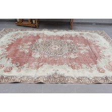 Kayra Export Türk Halısı, Eskitme Halı, Halı, 211 x 341  cm  Kırmızı Halı, Organik Büyük Boy Halı,  7023