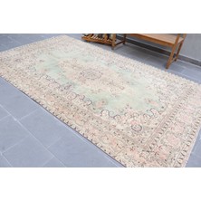 Kayra Export Türk Halısı, Eskitme Halı, Halı, 196 x 346  cm  Yeşil Halı, Bohemsı Büyük Halı, Anadolusı Büyük Boy Halı