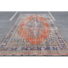 Kayra Export Eskitme Halı, Türk Halısı, Halı, 223 x 340  cm  Turuncu Halı, Organik  Halı, El Yapımı Yer Halı,  7504