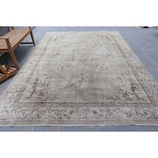 Kayra Export Türk Halısı, Eskitme Halı, Halı, 248 x 356  cm  Yeşil Halı, El Dokuma Büyük Boy Halı,  7247