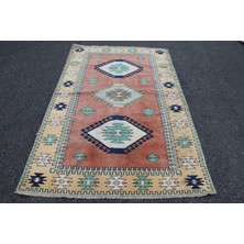 Kayra Export Eskitme Halı, Türk Halısı, Halı, 150 x 234  cm  Mavi Halı, El Yapımı Banyo Halı, Banyo Halı,  5252