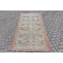 Kayra Export Eskitme Halı, Türk Halısı, Halı, 109 x 208  cm  Bej Halı, Anadolusı Alan Halı, El Yapımı Alan Halı,  652