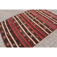 Kayra Export Türk Halısı, Eskitme Halı, Halı, 165 x 238  cm  Kahverengi Halı,  Oturma Odası Halı,  7855