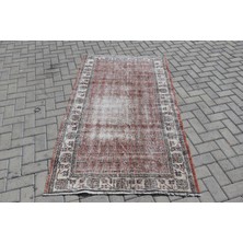 Kayra Export Türk Halısı, Eskitme Halı, Halı, 114 x 201  cm  Turuncu Halı, Yün Alan Halı, Banyo Halı,  6526