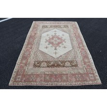 Kayra Export Eskitme Halı, Türk Halısı, Halı, 162 x 247  cm  Beyaz Halı,  Salon Halı, El Dokuma Büyük Halı,  5582